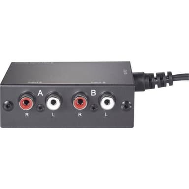 SpeaKa Professional 2 Port RCA audio switch