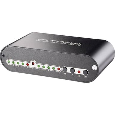 SpeaKa Professional 4x2-port Toslink-Matrix-Switch med