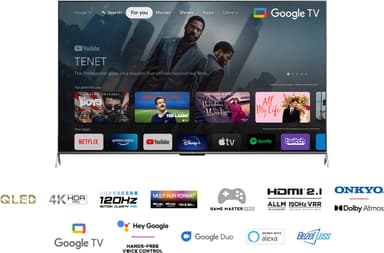 TCL 85" C735 4K QLED Smart TV (2022)