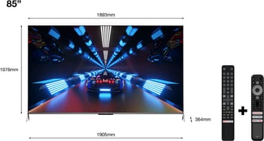 TCL 85" C735 4K QLED Smart TV (2022)