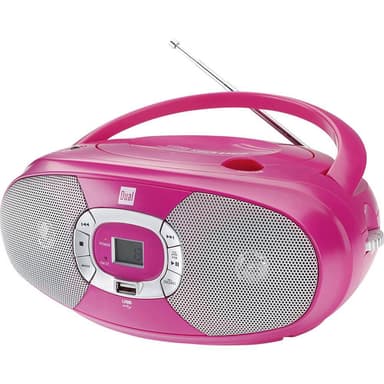Dual P 390 CD-radio FM, AM CD, USB Rosa