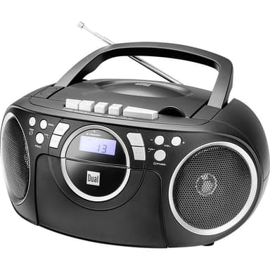Dual P 70 CD-radio FM AUX, CD, Kassett Svart