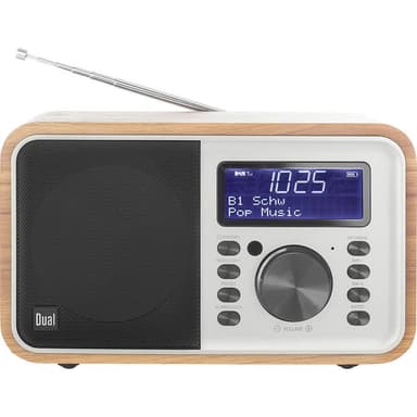 Dual DCR 51 Bordsradio DAB+, FM AUX, Bluetooth, DAB+,