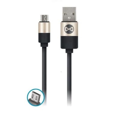 Forever Micro USB, 1 meter, Svart