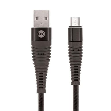 Forever micro-USB kabel Shark - Svart