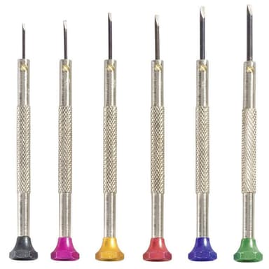TOOLCRAFT 12-delig Skruvdragar-set för urmakare 12