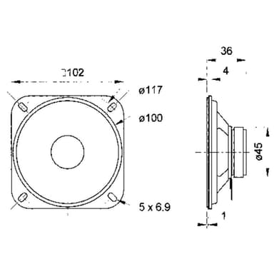 Mässing H-Profil (L x B x H) 500 x 6 x 6 mm 1 st