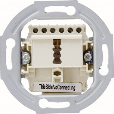 Telefonuttag TAE Insats Kopp 33369390 Aluminium 1 st