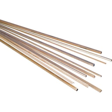 Mässing Rör Profil (Ø x L) 6 mm x 500 mm Inre diameter: