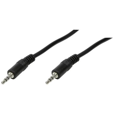 LogiLink Teleplugg Audio Anslutningskabel 0.20 m Svart