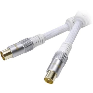 Vivanco Antenn Anslutningskabel [1x Antenn-hane 75 Ω -