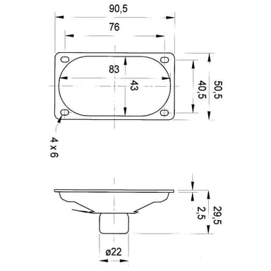 Mässing T-Profil (L x B x H) 500 x 4 x 4 mm 1 st