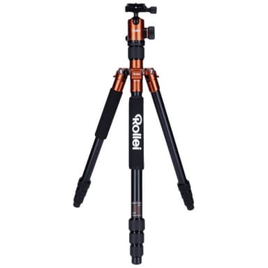 Rollei C5i Trebensstativ Arbetshöjd=11 - 156 cm Orange