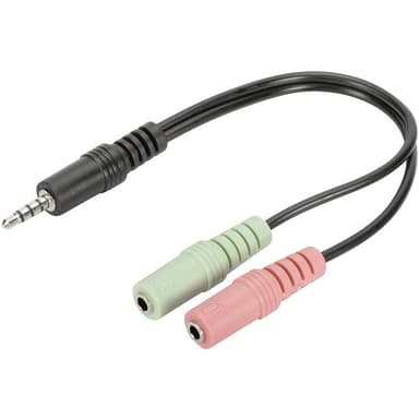 Digitus AK-510301-002-S Audio Adapter Grön, Rosa, Svart