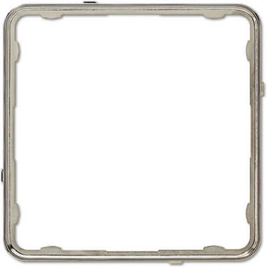 Jung 1x Täckram Rostfritt stål CDP81ES