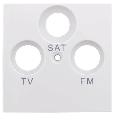 REV Vippa/centrumplatta TV/Radio/Sat Studio Vit