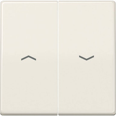 Jung 1x Insats Tryckknapp Creme AS591-5P