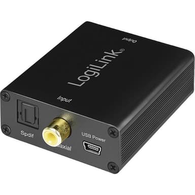 LogiLink neu Toslink / RCA / Teleplugg Audio Adapter
