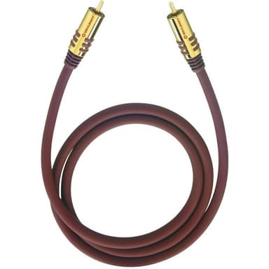Oehlbach RCA Audio Anslutningskabel [1x RCA-hane - 1x