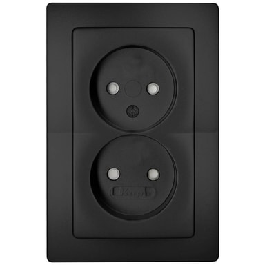 Kopp Insats Kontaktskydd Paris Svart (matt) 944750081