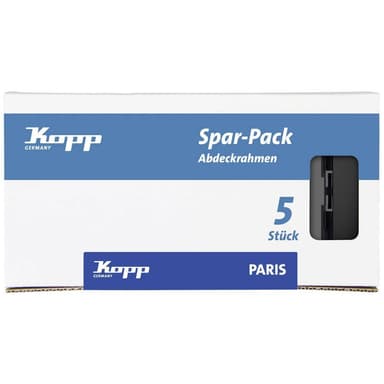 Kopp Täckram Skydd Paris Svart (matt) 402550011