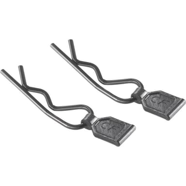 Reely Karossclip Svart 6 st