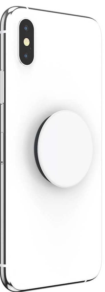 POPSOCKETS PopGrip Basic mobilhållare (vit)