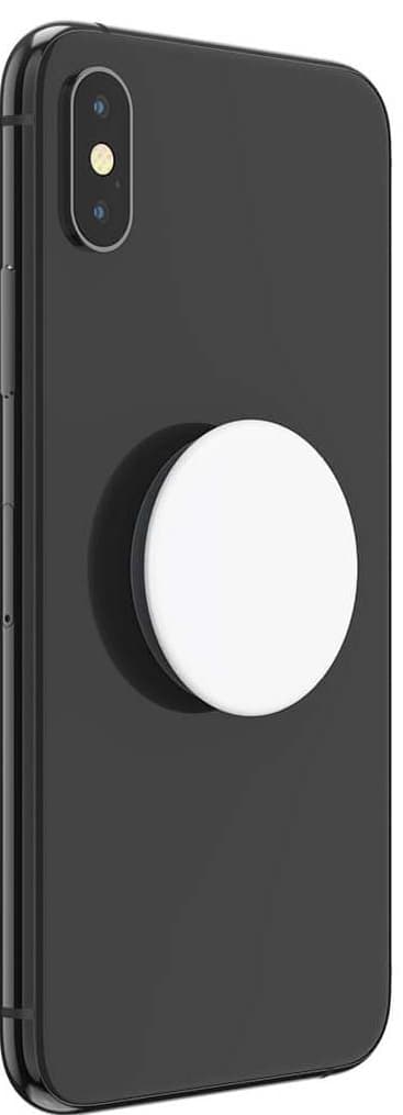 POPSOCKETS PopGrip Basic mobilhållare (vit)