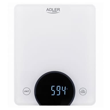Adler köksvåg upp tilll 10kg - vit