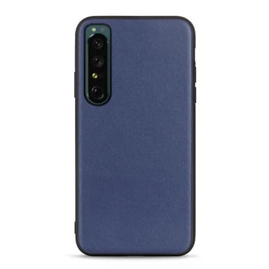 Läder skal Sony Xperia 1 IV - Blå