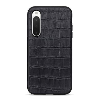 Crocodile läder skal Sony Xperia 10 IV - Svart