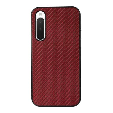 Kolfiber skal Sony Xperia 10 IV - Röd