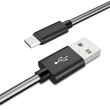NORDIQZENZ USB-C kabel, Silver, 1m