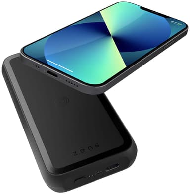 Zens Magnetic 10000mAh trådlös powerbank med stativ