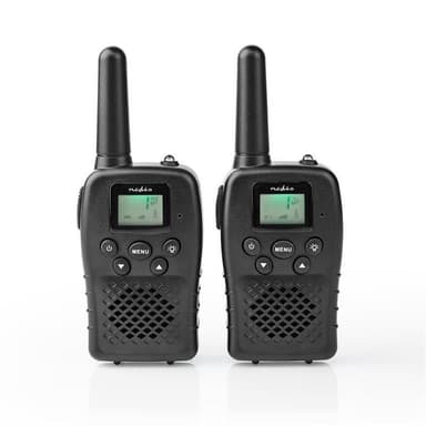 Walkie talkie | Räckvidd 10 km | 8 kanaler | VOX | Laddningsbara