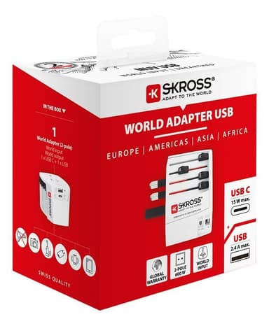 SKross MUV World USB-A/USB-C reseadapter 3310008