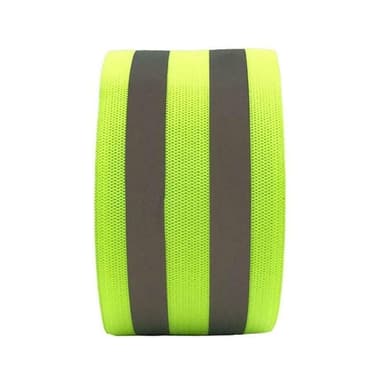 Reflexband 35x5 cm för ankel eller arm, Gul