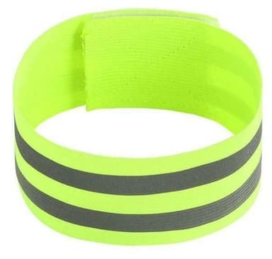Reflexband 35x5 cm för ankel eller arm, Gul