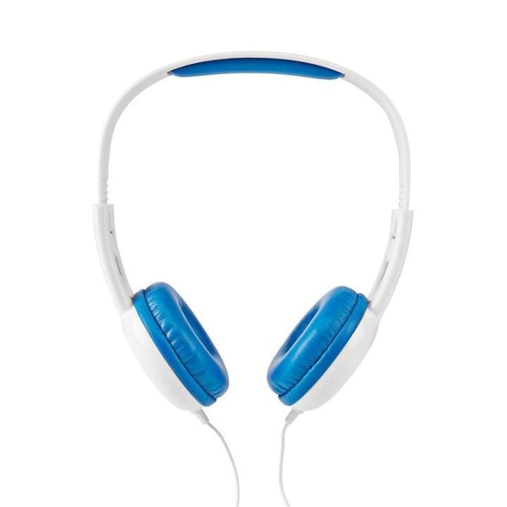 Trådanslutna hörlurar | 1.2 m rund kabel | On-Ear | Blå/vita