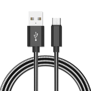 NORDIQZENZ Micro-USB kabel i Metall, 1m