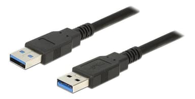 Delock Kabel USB 3.0 Typ-A Stecker > USB 3.0 Typ-A Stecker 1,0 m schwa