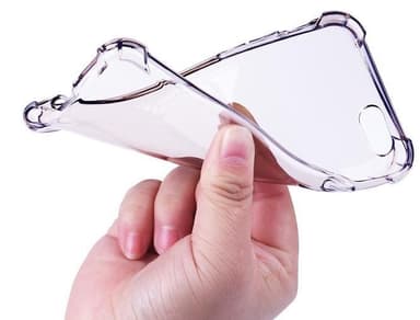 TPU skal Galaxy A70, Transparent Grå
