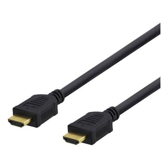 DELTACO High-Speed HDMI-kabel, 7m, Ethernet, 4K UHD, svart