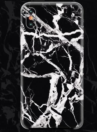 Skin för Iphone 7/8 Marmor - Svart