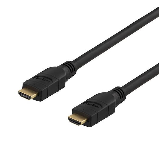 DELTACO PRIME aktiv HDMI-kabel, 20m, 4K 60Hz, Spectra, svart