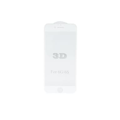 3D Härdat glas till Huawei Honor 9 - Vit ram