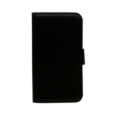Hama iPhone6 Plus Plånboksv Svart Läderlook 2 kredkortspl. (66135609)