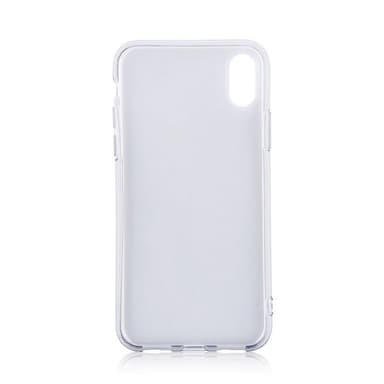 TPU skal med klar yta till iPhone X/XS, Svart