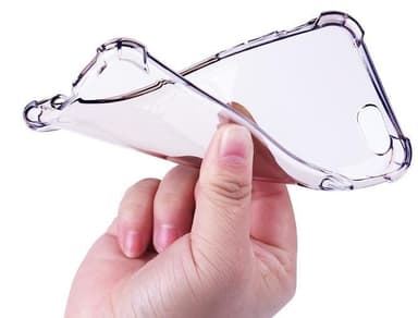 TPU skal Galaxy A70, Transparent Grå