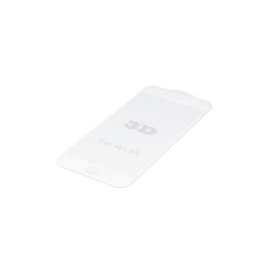3D Härdat glas till Huawei Honor 9 - Vit ram